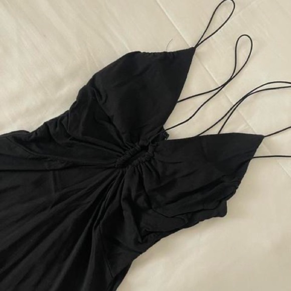 H&M Black Backless Dress - Picture 2 of 8